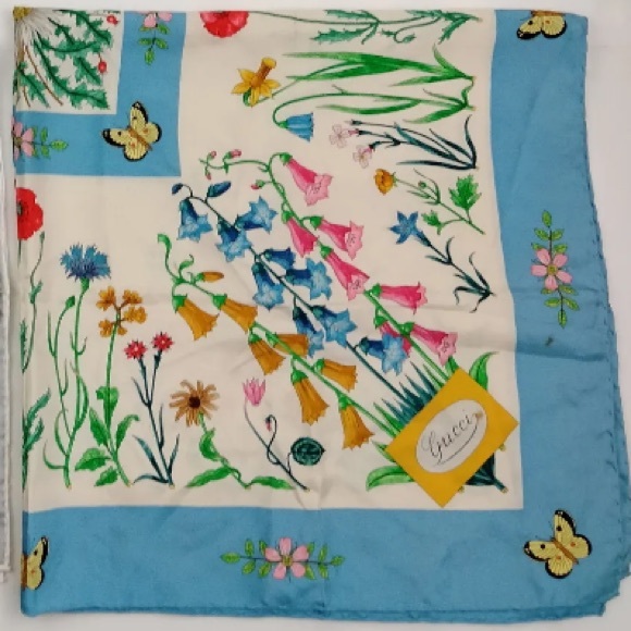 🧣 Gucci Floral silk scarf - Picture 9 of 9